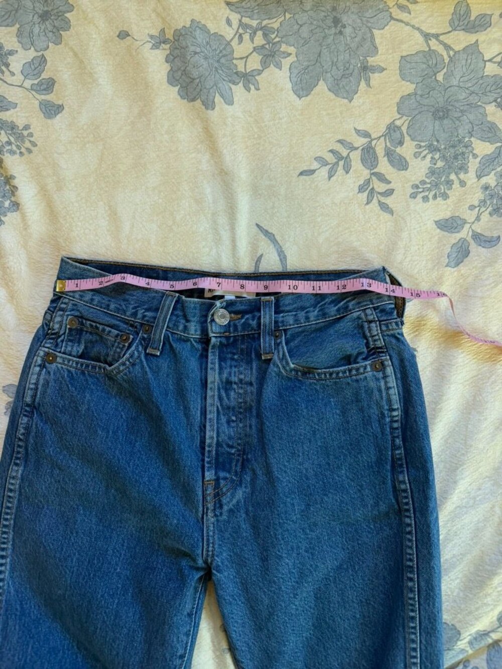 RE/DONE Originals High-Rise Cropped Jeans – Size 27 - Picture 3 of 8